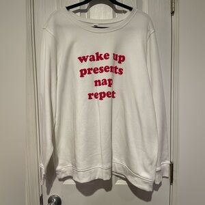 Old Navy White Sweatshirt